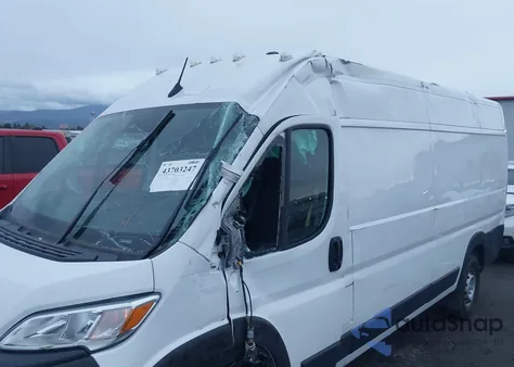 2023 Ram Promaster 3500 Cargo Van High Roof 159 Wb Ext из США, поврежденный, VIN 3C6MRVJG0PE571061